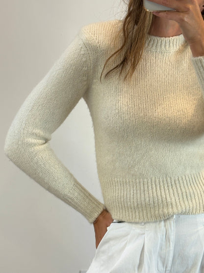 OTHERS. Long knit dress with neckline detail. TS