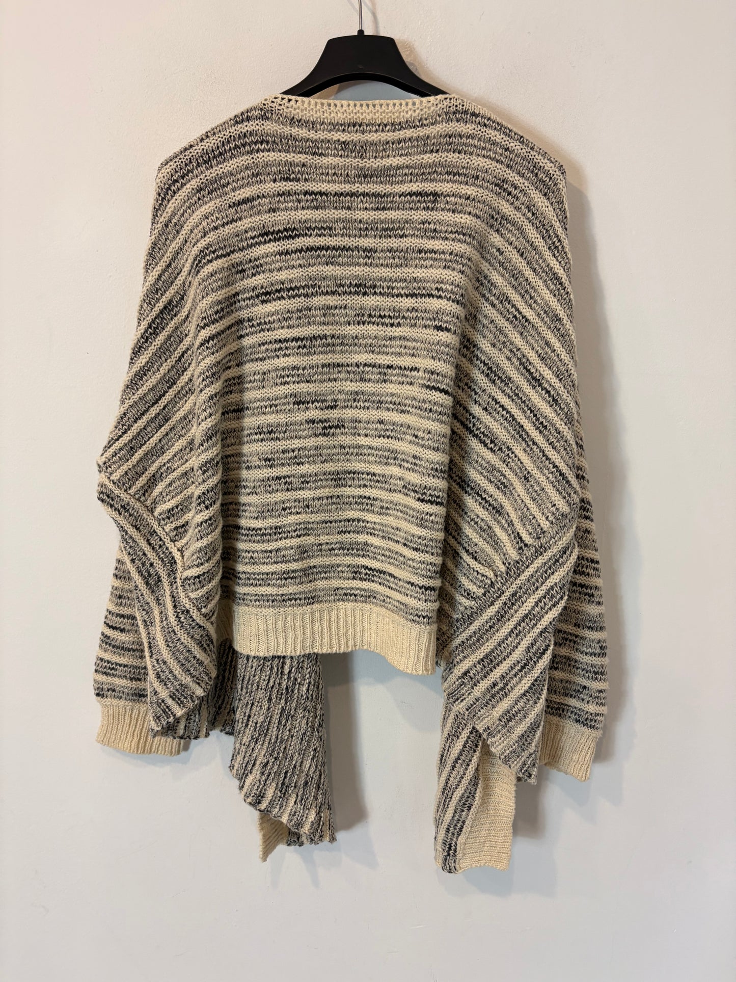 ZARA. Black stretch knit top. TL