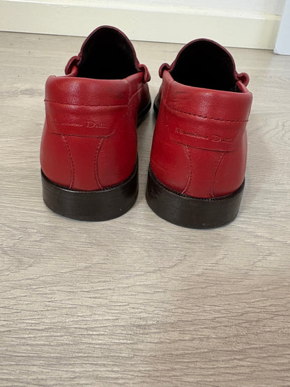 MASSIMO DUTTI. Mocasines rojos