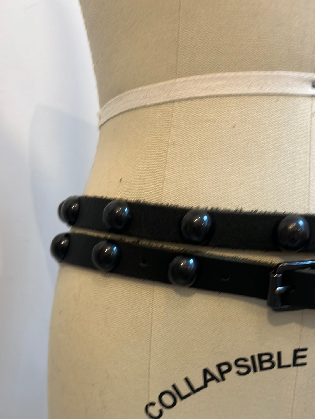 ZADIG&amp;VOLTAIRE. Double-wrap leather and studded belt. Size 1 (S)