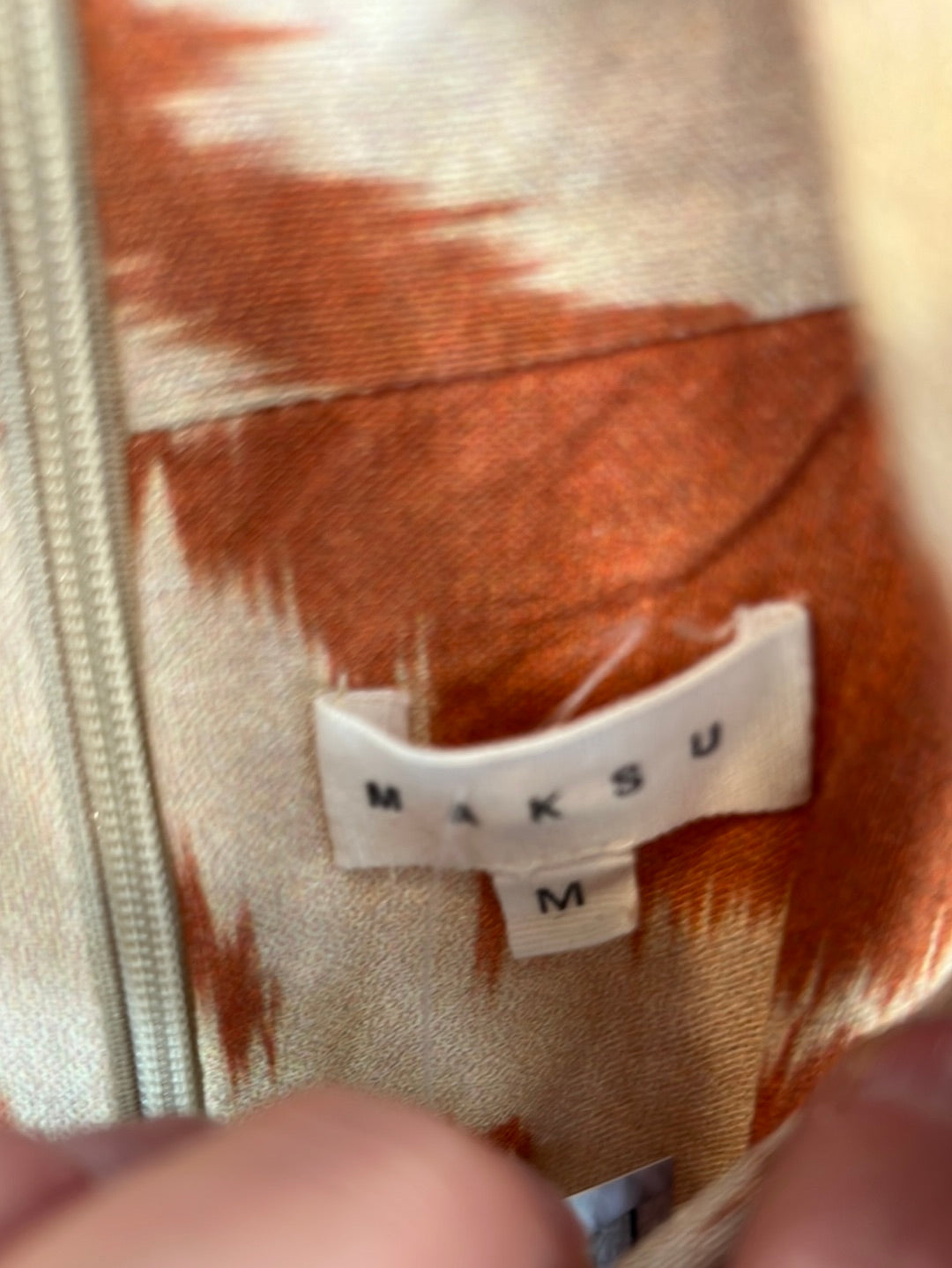 MASKU. Top escote halter tie dye T.m