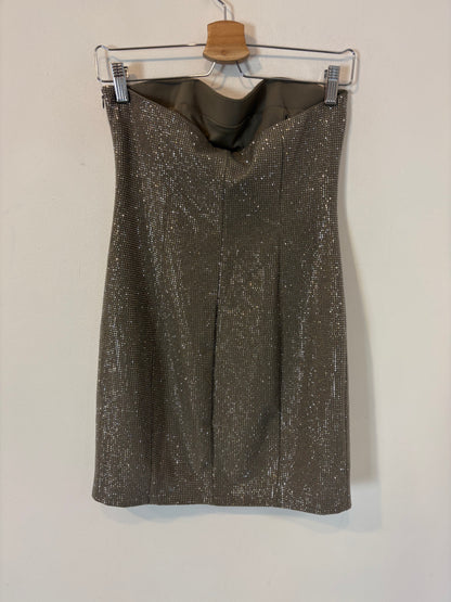 ZARA. Vestido corto palabra de honor