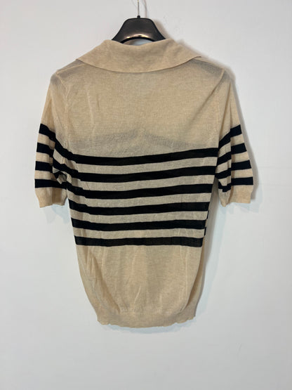 ECOALF. Top rayas punto. T S