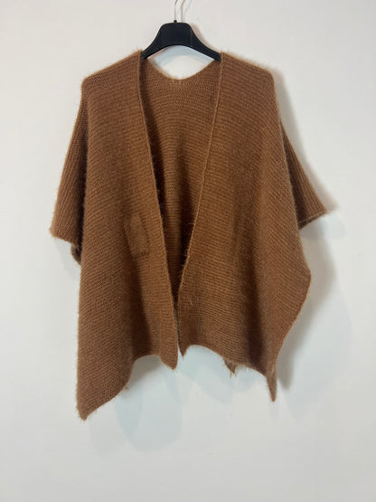 OTHERS. Camel poncho, TU threads