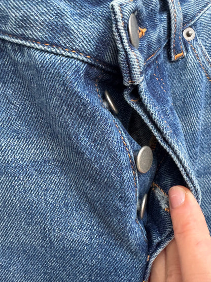 BA&SH. Denim bicolor flare