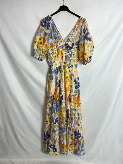&OTHER STORIES. Vestido midi flores T.38