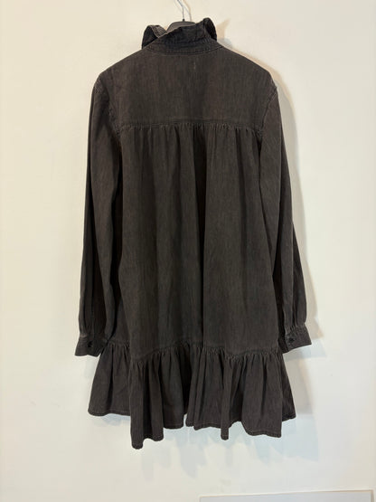 CLAUDIE PIERLOT. Vestido denim corto fluido