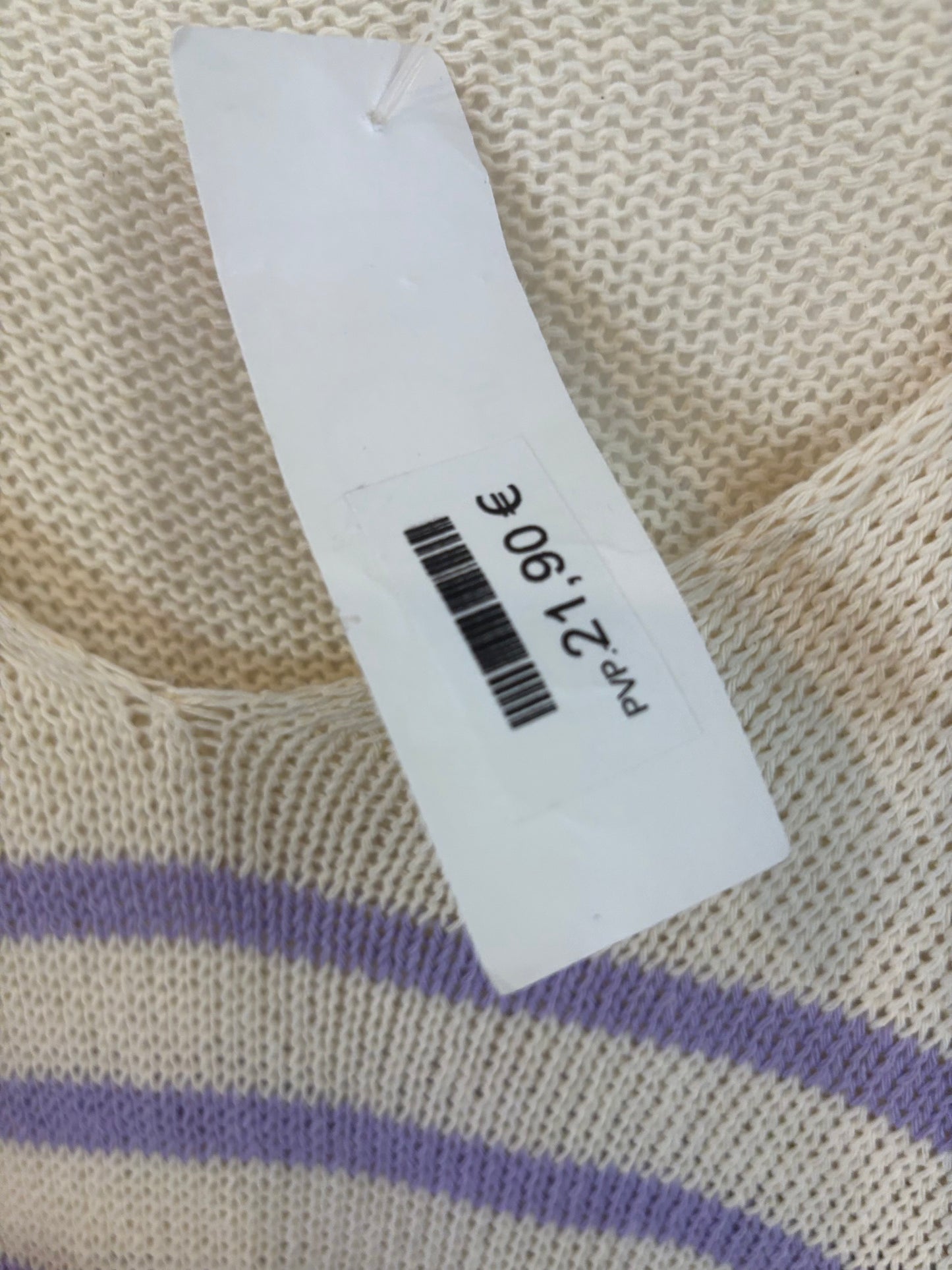 OTHERS. Fine striped sweater. TS/M