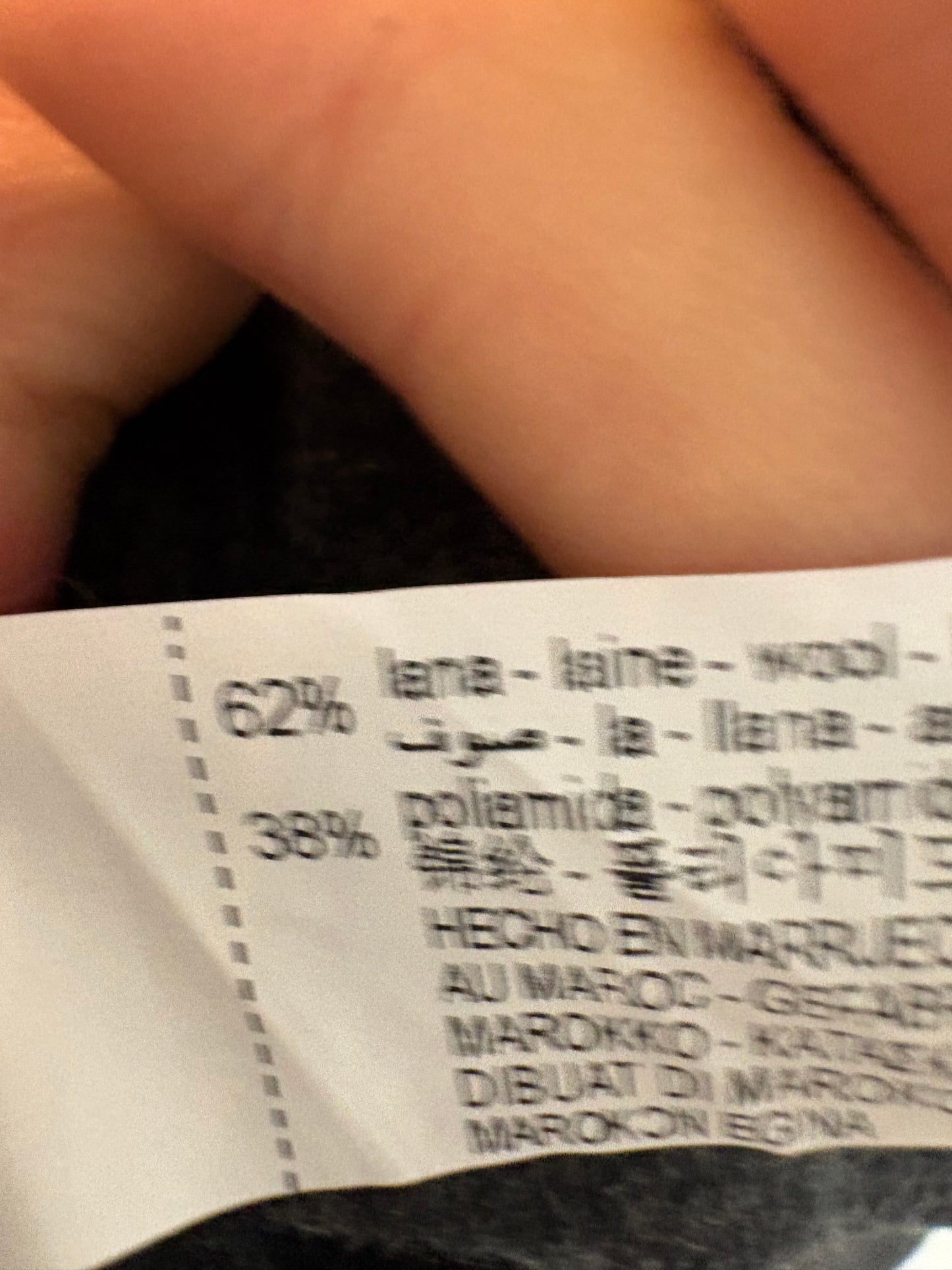 ZARA. Top gris fruncido con lana