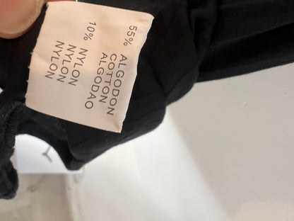 OTRAS. Top negro textura. T S/M