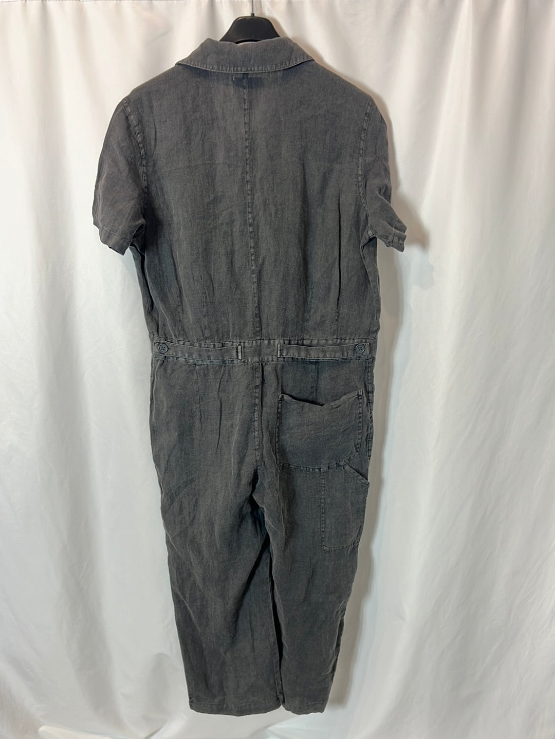 ZARA. Blue distressed jumpsuit. TS
