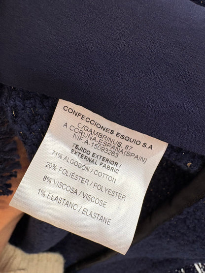 AC by ALBA CONDE. Chaqueta azul tweed