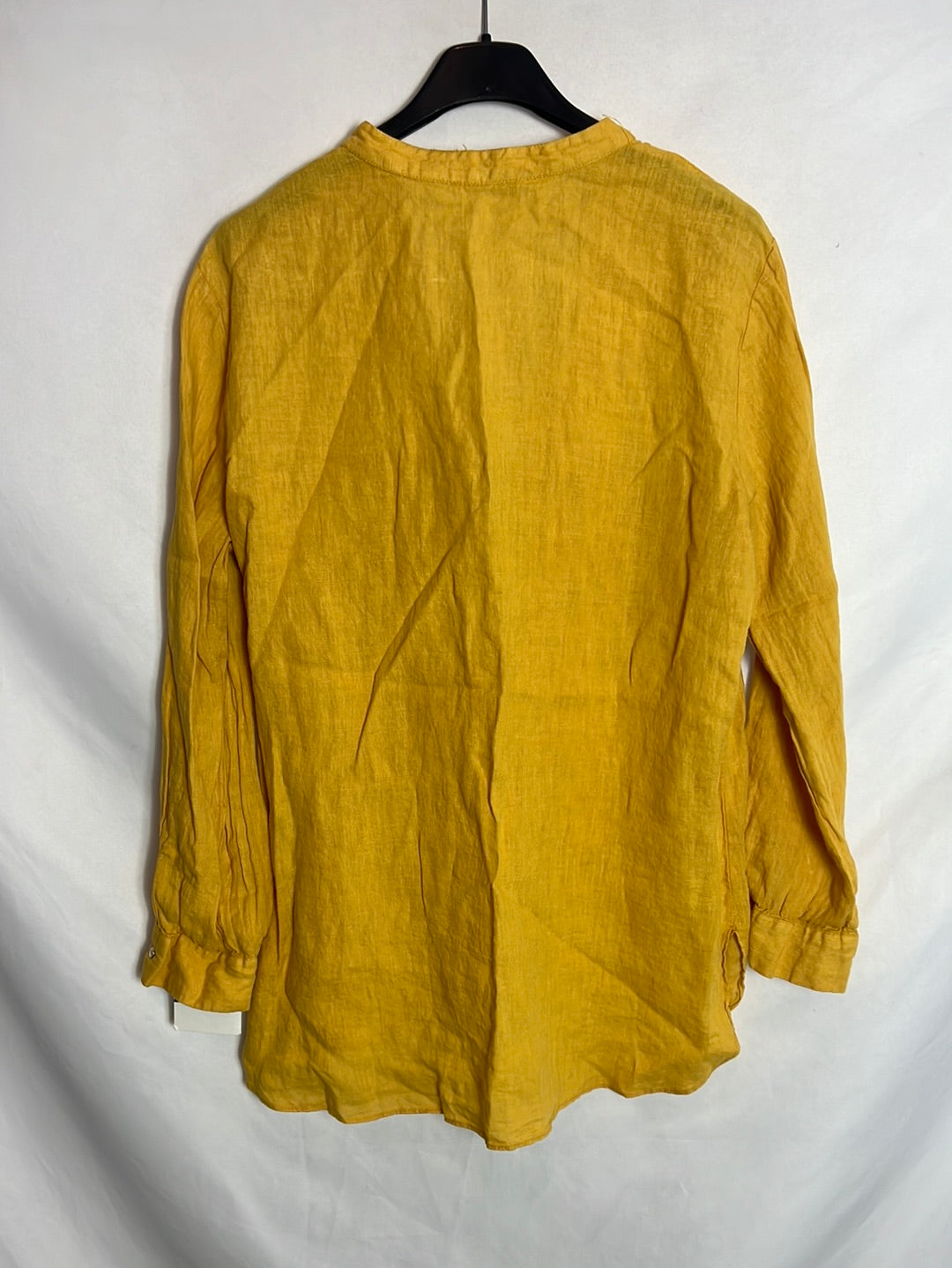ZARA. Mustard Linen Blouse. TM