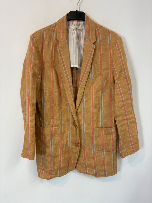 SESSÚN. Blazer lino raya