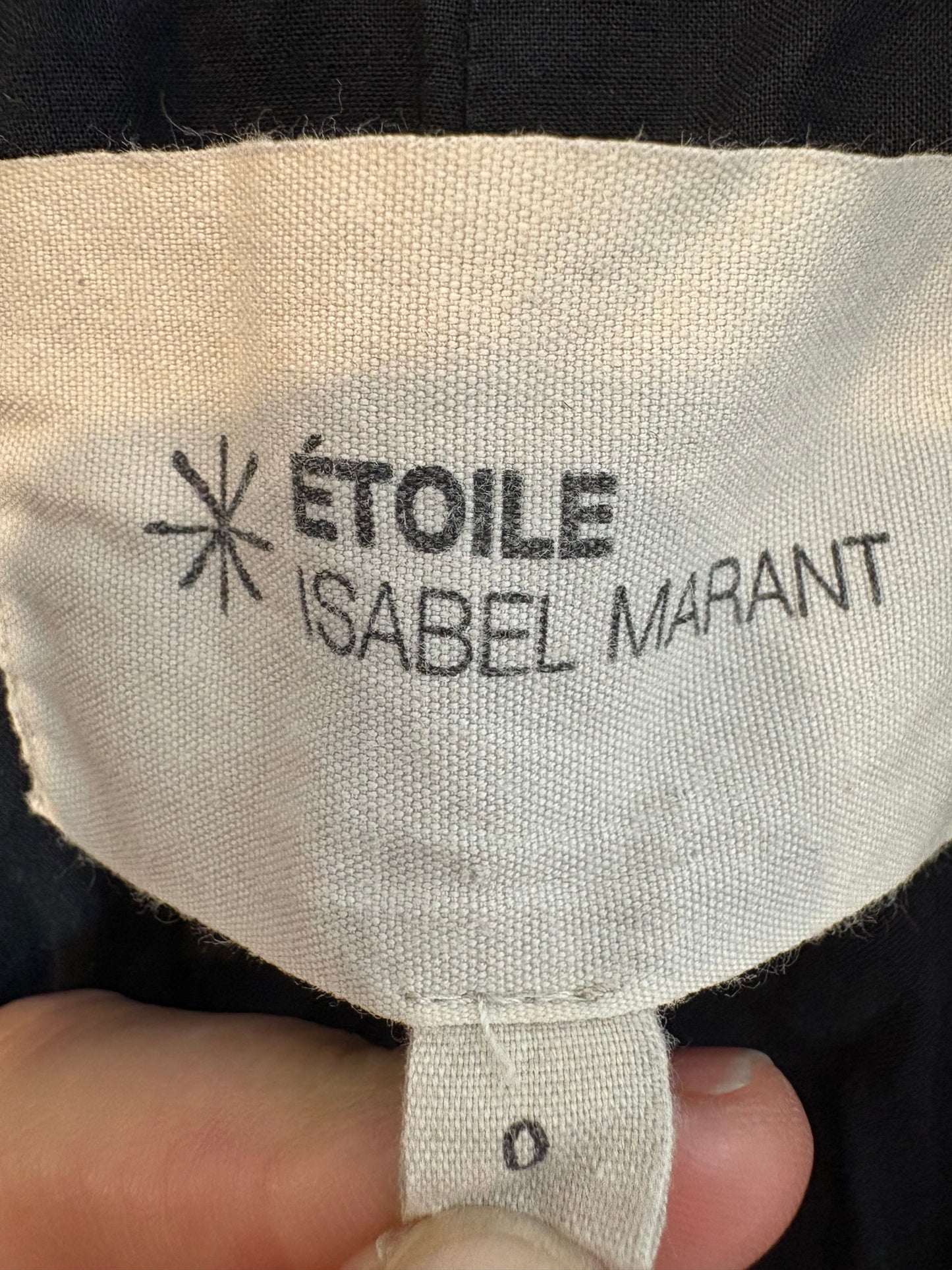 ISABEL MARANT ÉTOILE. Blazer denim detalle solapa