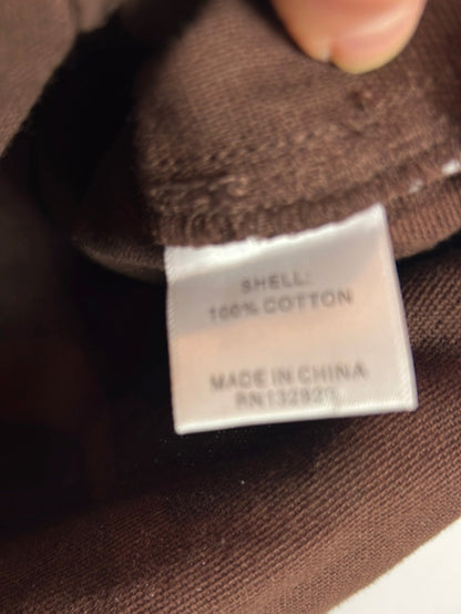 TULAROSA. Falda corta marrón bolsillos. T S