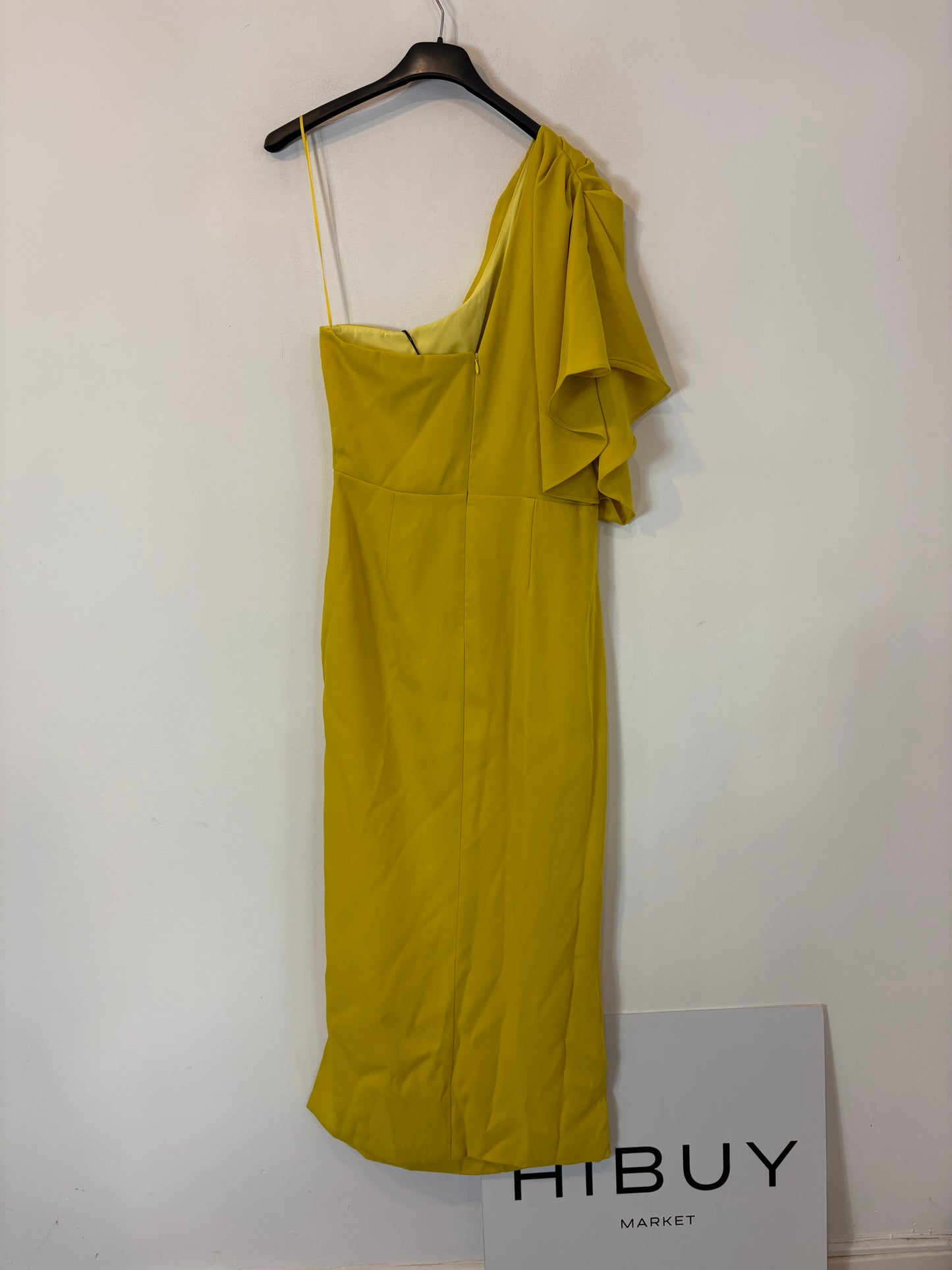 BRUNA. Vestido midi pistacho