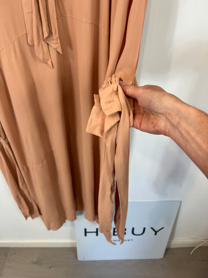 OTRAS. Vestido fluido salmon TU(s)