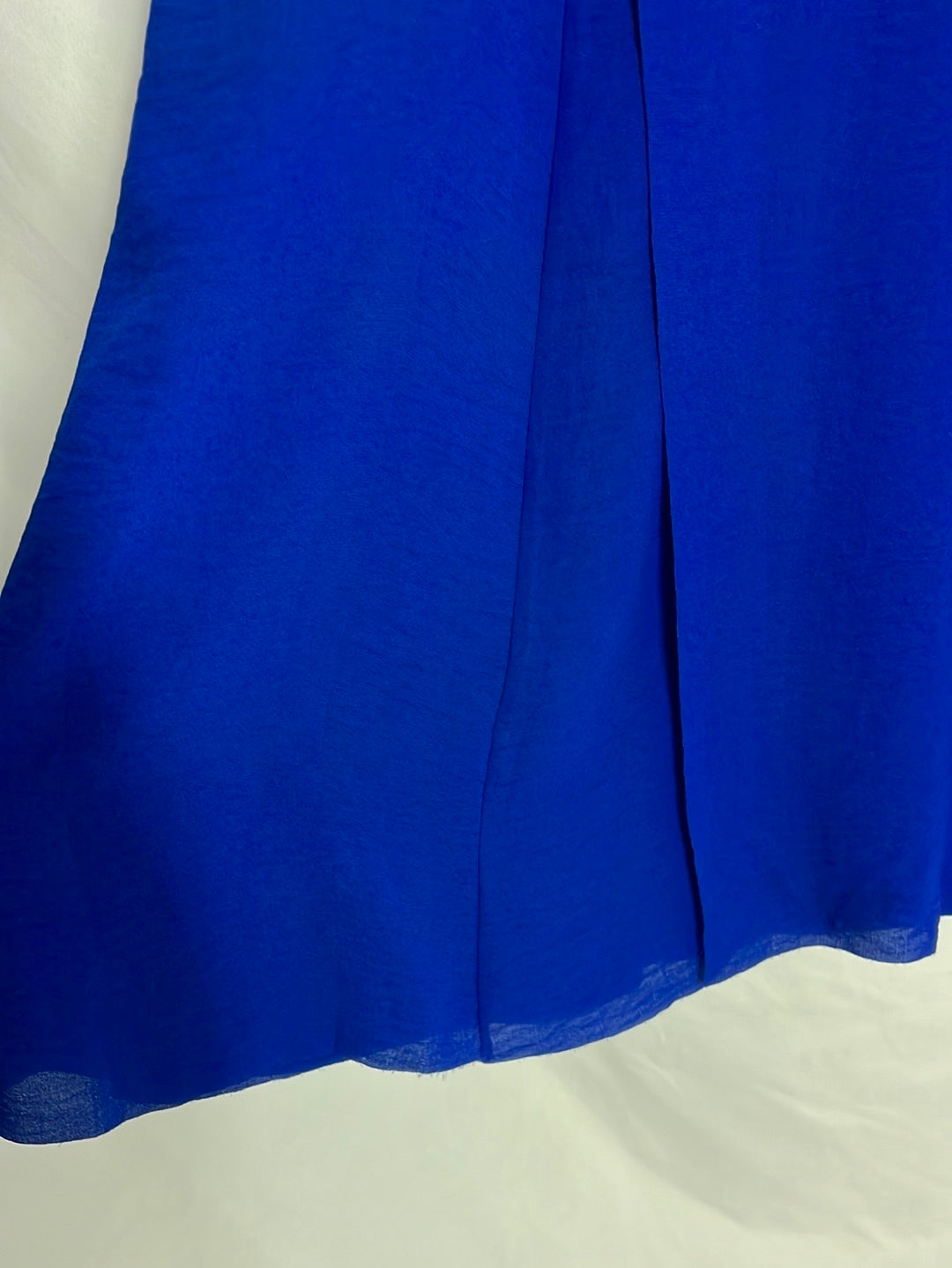 COS. Flowing blue dress with slit. Size 38