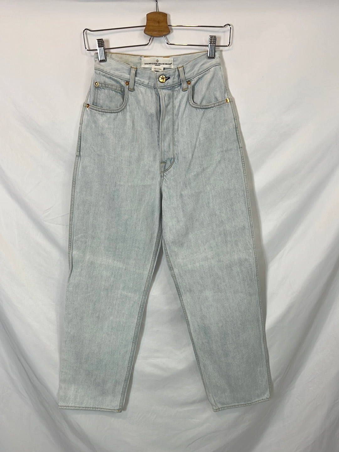 GOLDEN GOOSE. Light button-down denim. Size 25 (34)