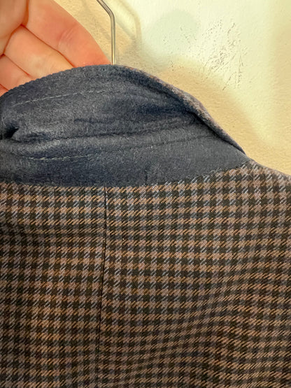 PAZ ZILERI. Checked wool jacket. Size 52