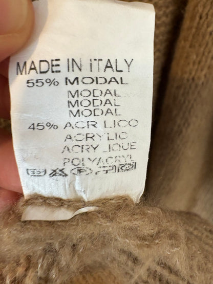 OTRAS. Chaqueta punto camel. T S/M