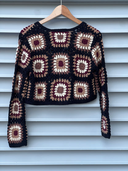 ZARA. chaqueta croché