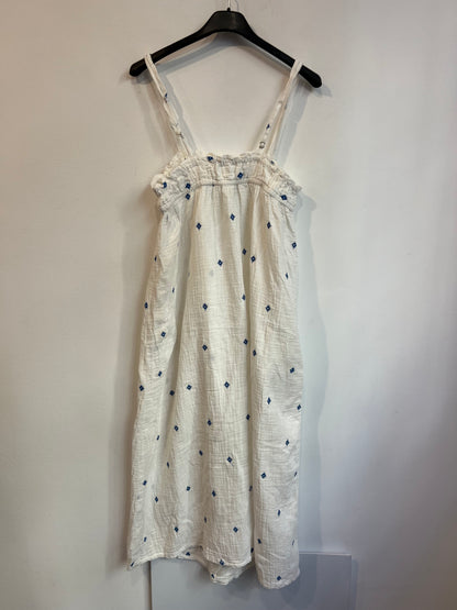 LEFTIES. Textured white midi dress. T.S.