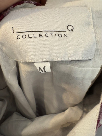 IQ COLLECTION. Vestido largo vichy flecos