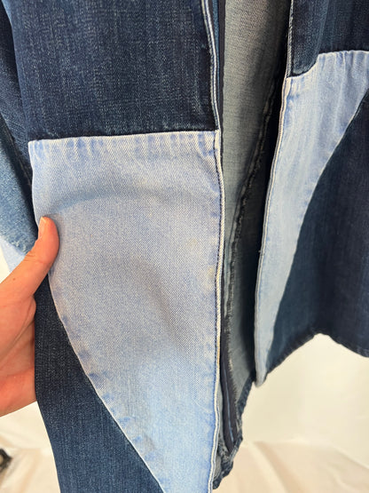 UTERQÜE. Chaqueta denim cinturón T.s