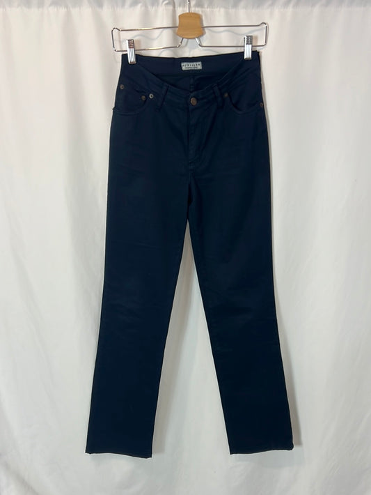 SCHILLER. Straight-leg blue trousers S.31(36)