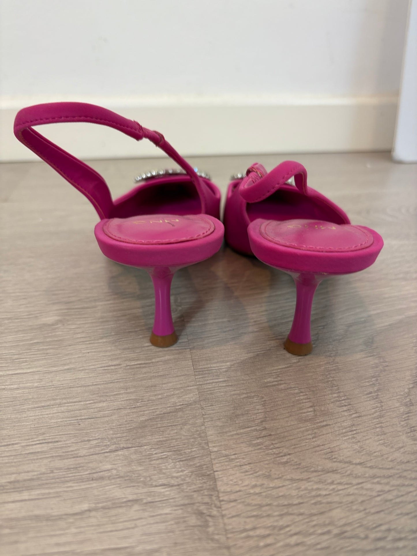 MANGO. Jewel pink shoes size 38