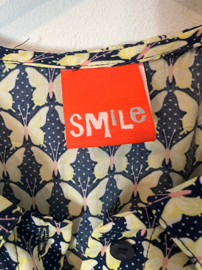 SMILE. Vestido largo mariposas