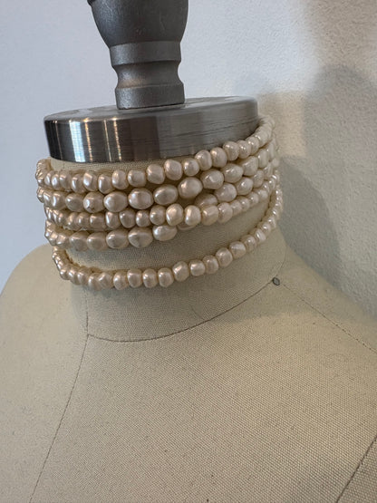 MANGO. Collar perlas