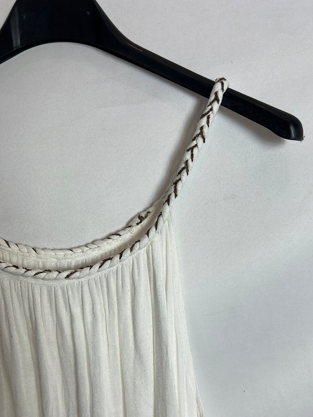 MANGO. Halterneck rope top. TS