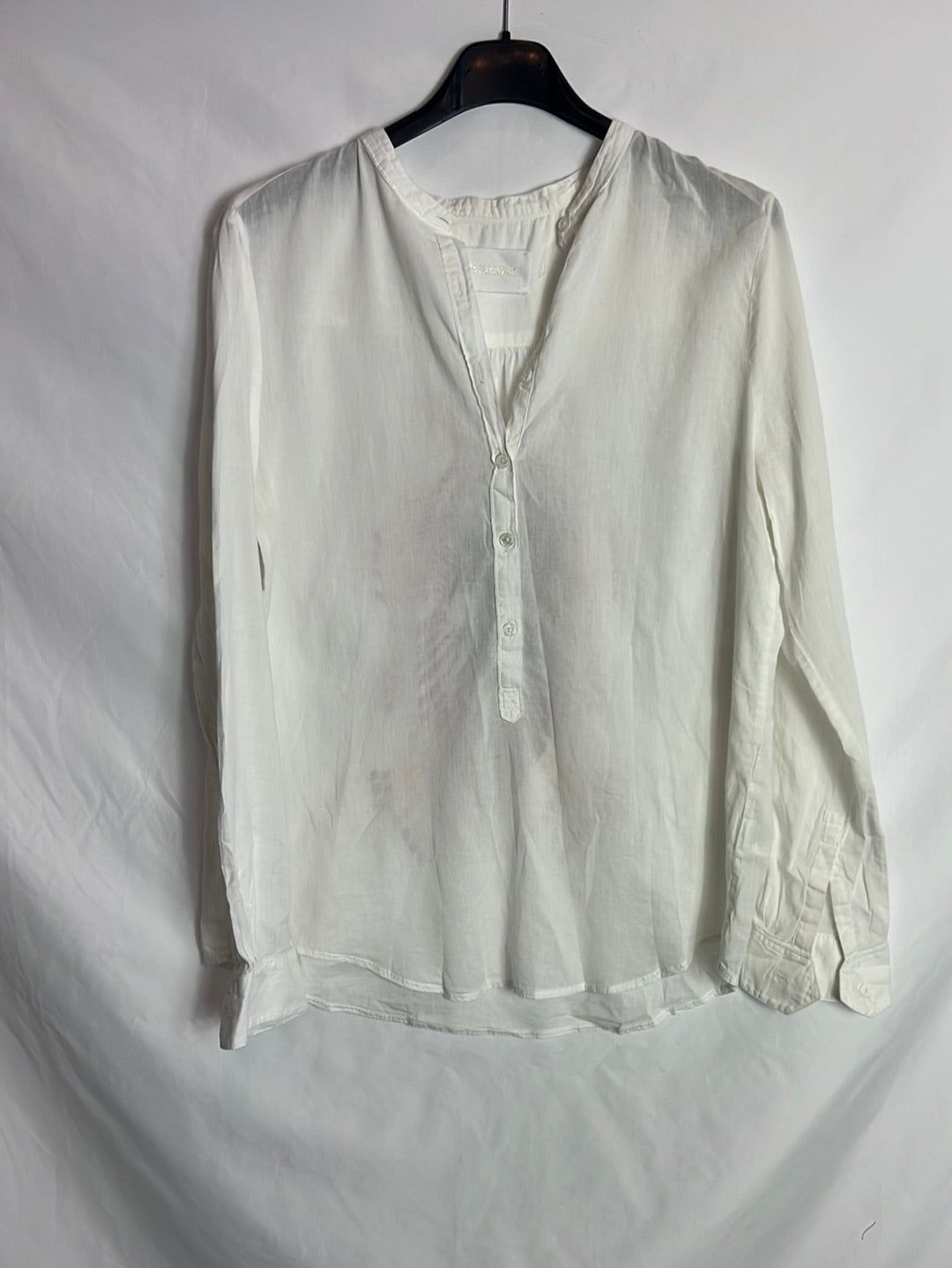 ZADIG&amp;VOLTAIRE. Embroidered White Blouse Ts