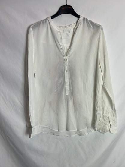ZADIG&amp;VOLTAIRE. Embroidered White Blouse Ts