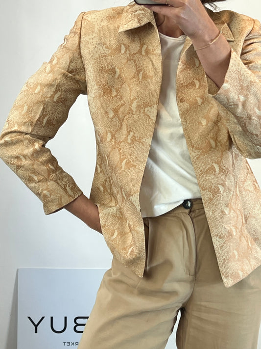 LASSERRE.Blazer vintage textura T.44 (M)