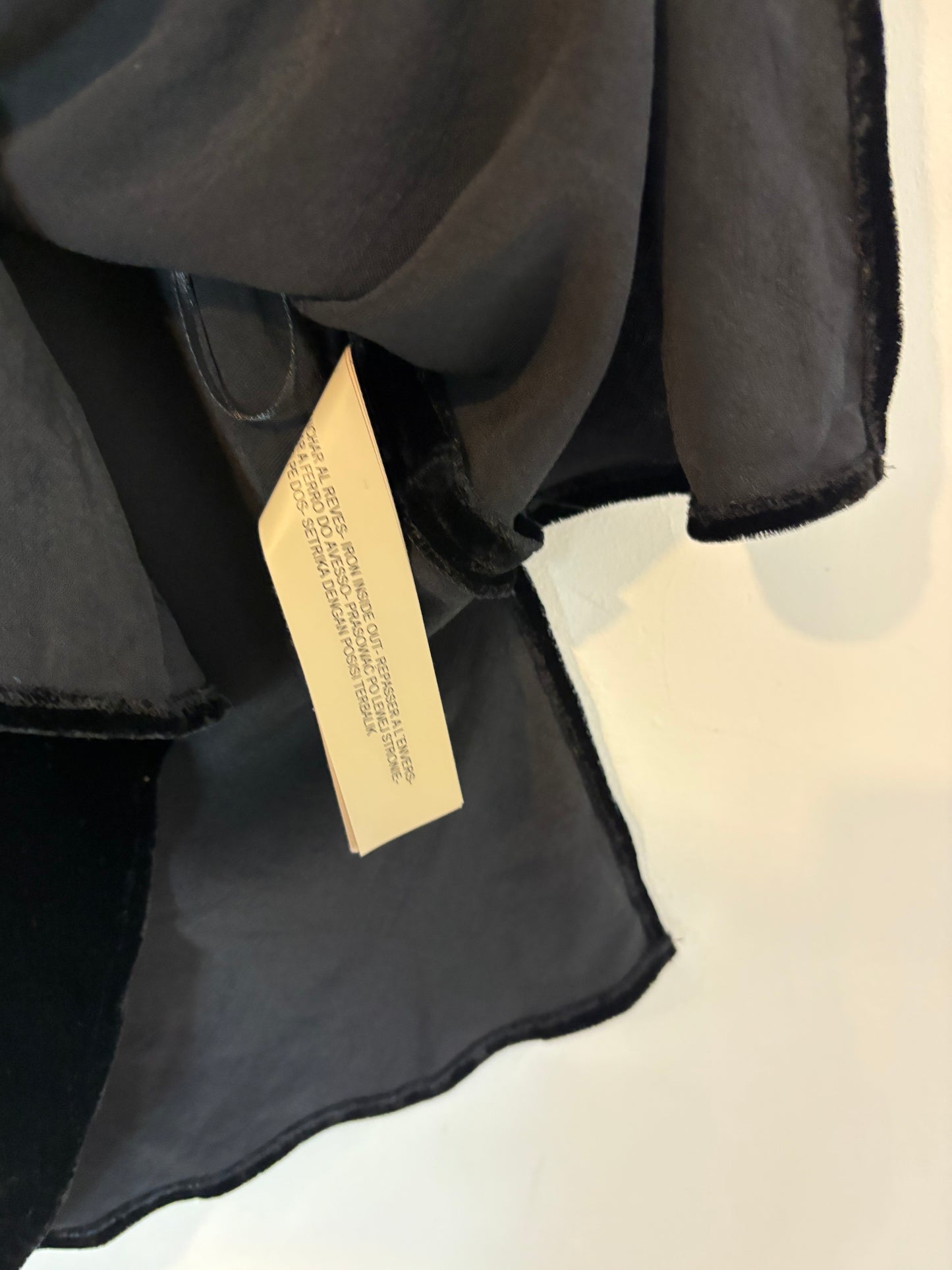 MASSIMO DUTII. Top terciopelo lencero