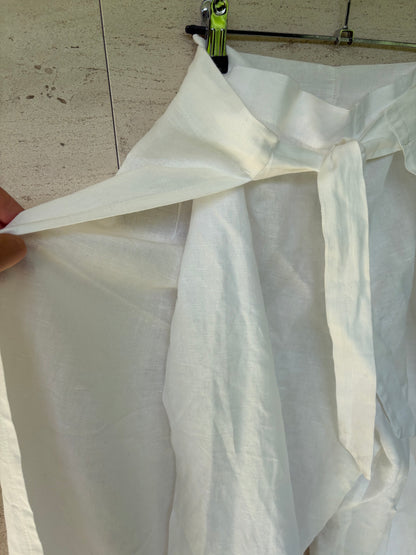 OTRAS. Pantalón aberturas lino. T S/M