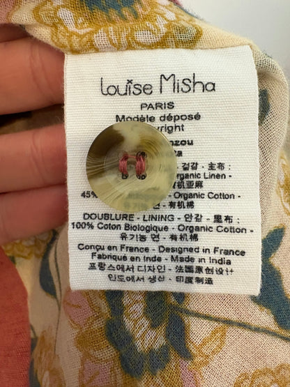 LOUISE MISHA. Blazer lino rosa palo.