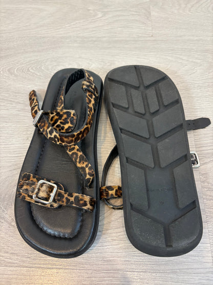 MASSIMO DUTTI. Sandalia piel tira cruzada . T 39