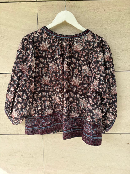 M.A.B.E. Chaqueta algodón estampada volumen