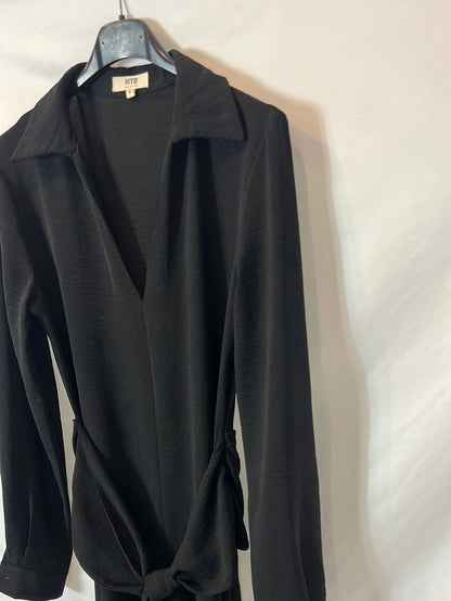 NAME THE BRAND. Black Ts bow dress