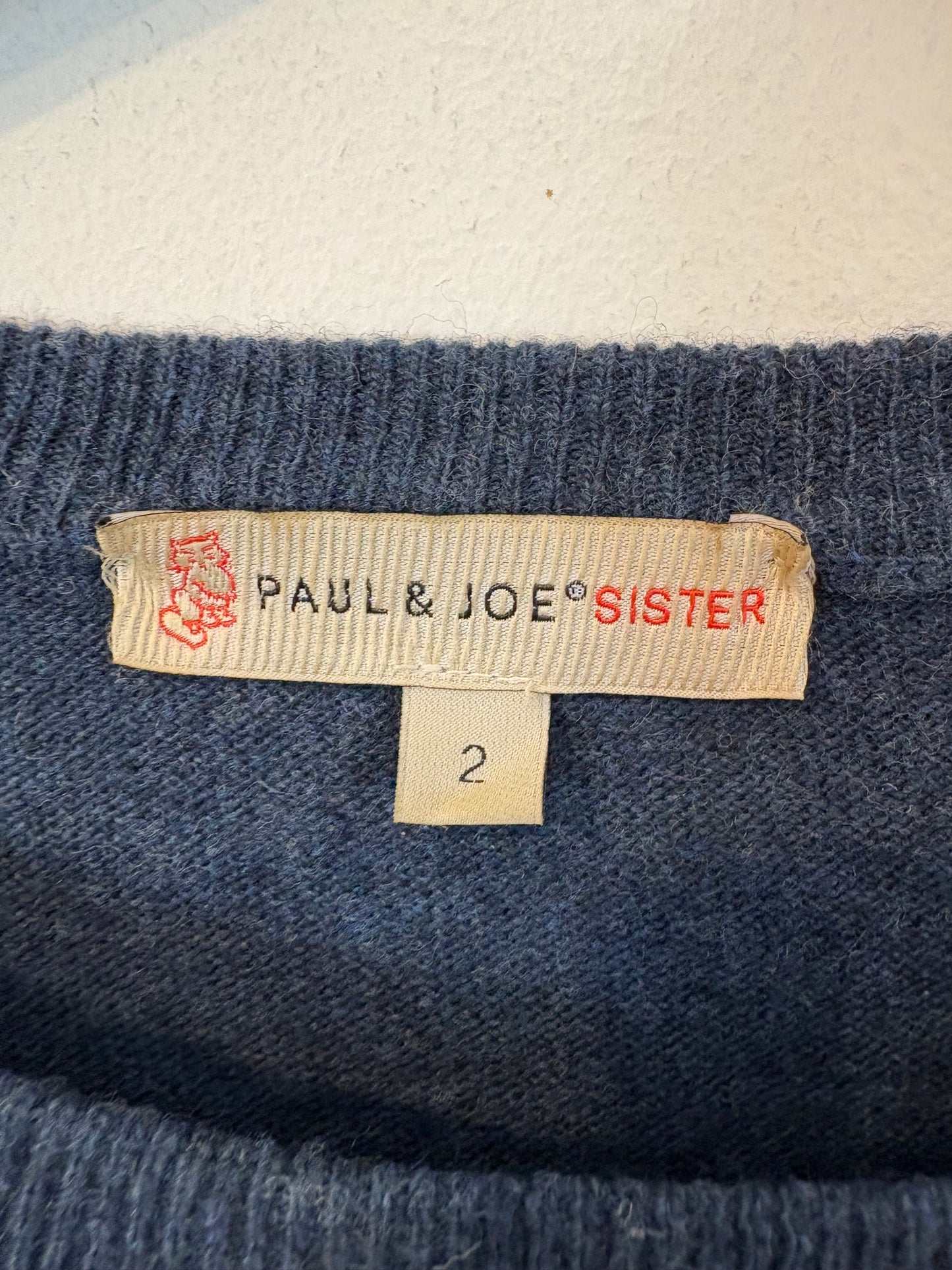 PAUL&JOE. Jersey lana estampado lobo