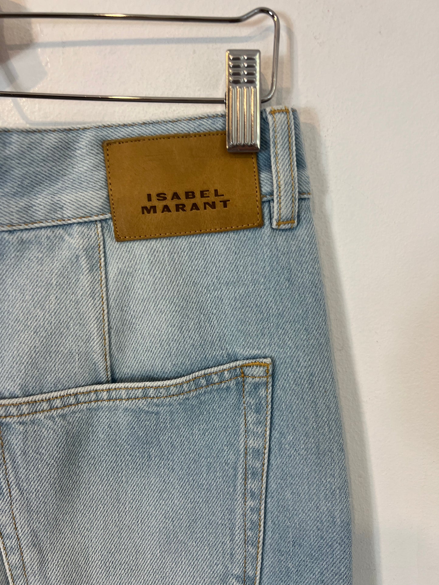 ISABEL MARANT. Falda denim abotonada T.36