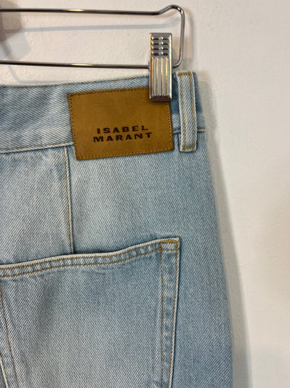 ISABEL MARANT. Falda denim abotonada T.36