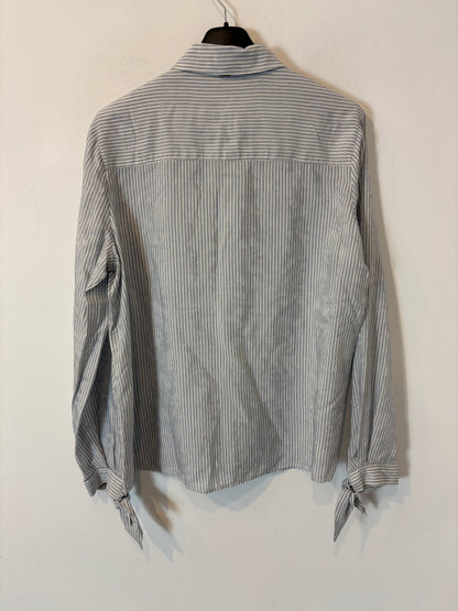 IKKS. Camisa rayas fluida