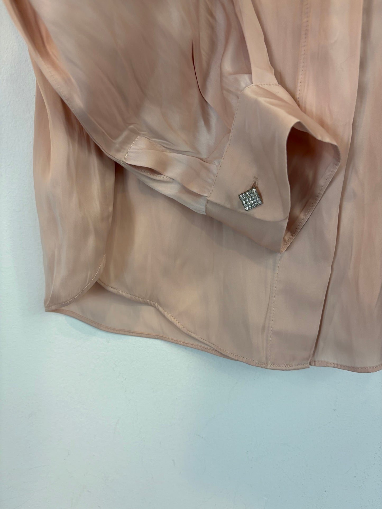 ZADIG & VOLTAIRE. Blusa rosa fluida. T S