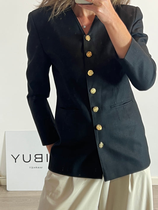 ROSSY. Chaqueta negra vintage